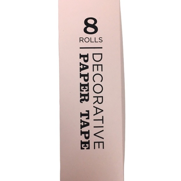 ELUM DESIGNS Washi Paper Tape Decorative Pink Gold 8 Rolls Scrapbooking NWT - Picture 4 of 5